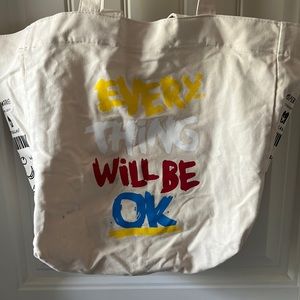 “Everything will be ok” tote